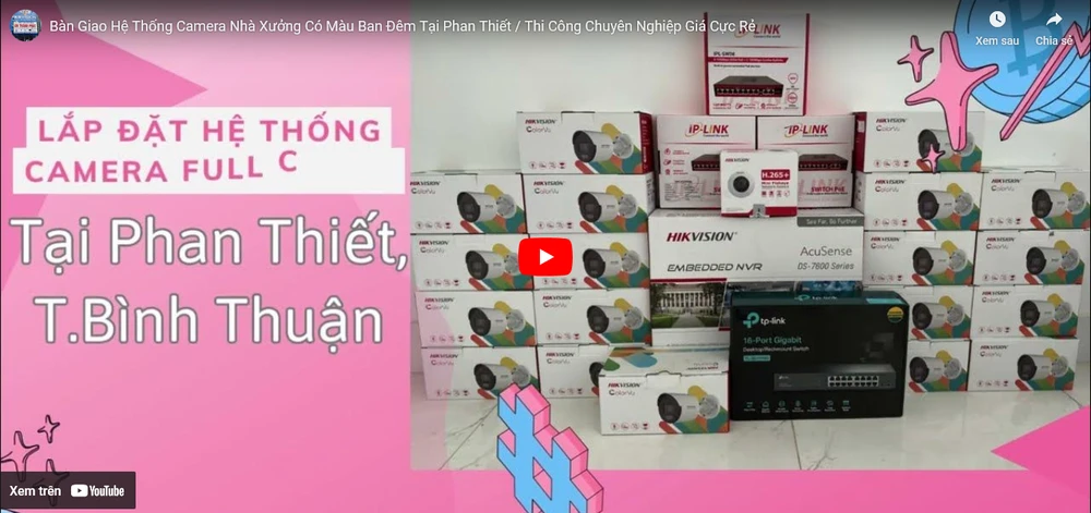 Bộ Camera Quan Sát Đêm Rõ Nét