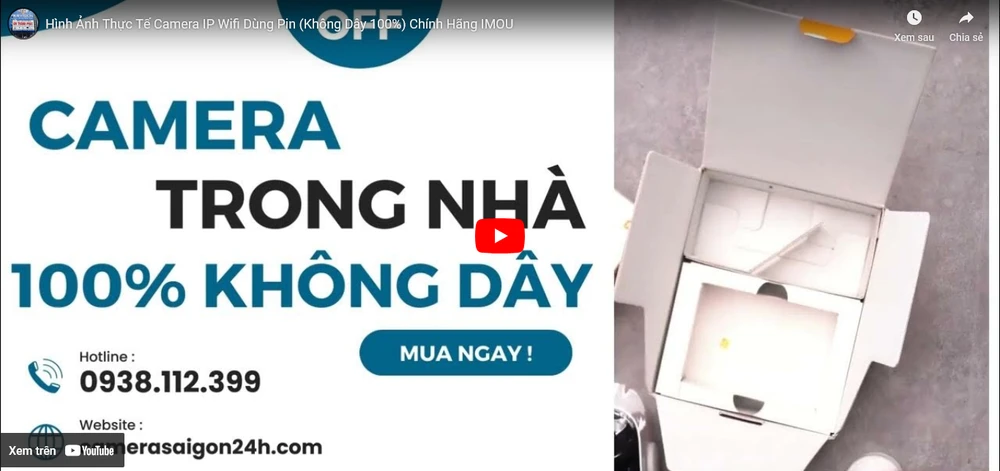 Bộ 4 camera chính hãng sắc nét