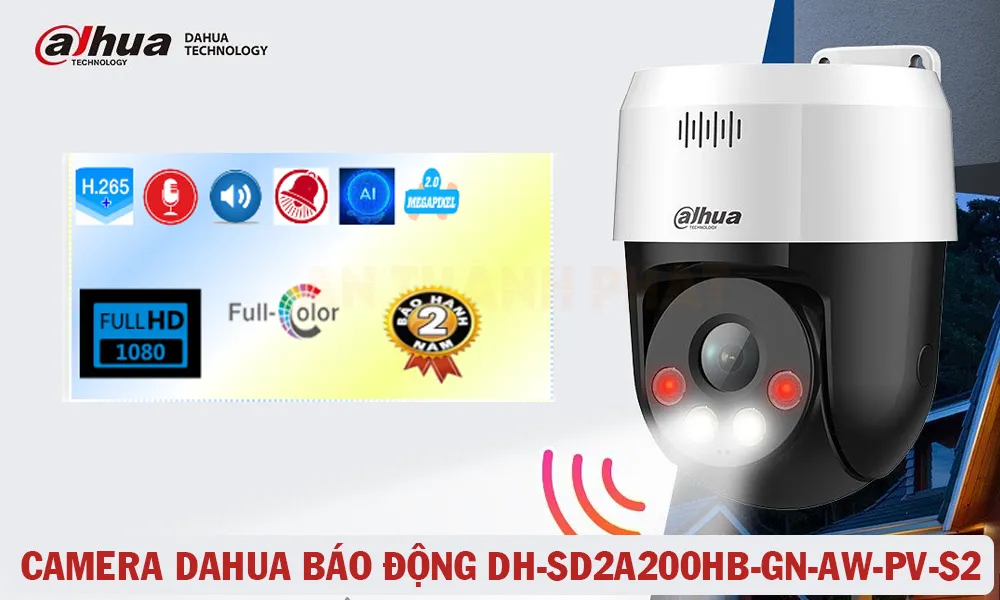 Camera Dahua Báo Động Chuẩn DH-SD2A200HB-GN-AW-PV-S2
