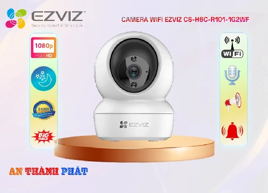  lắp camera Ezviz CS-H6c-R101-1G2WF chính hãng giá rẻ cung cấp giải pháp giám sát an ninh chất lượng cao, cho phép bạn ghi lại hình ảnh chất lượng Full HD 1080P. Với khả năng quan sát toàn cảnh, quan sát ban đêm và khả năng hoạt động độc lập đảm bảo an ninh hiệu quả