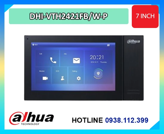 Lắp đặt camera Màn hình chuông cửa 7inch DAHUA DHI-VTH2421FB-P