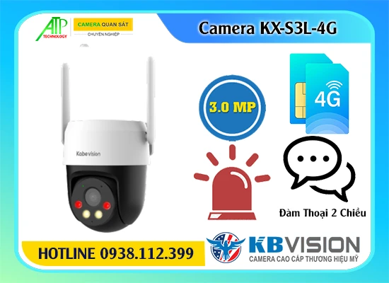 Lắp đặt camera Camera 4G Kbvision KX-S3L-4G