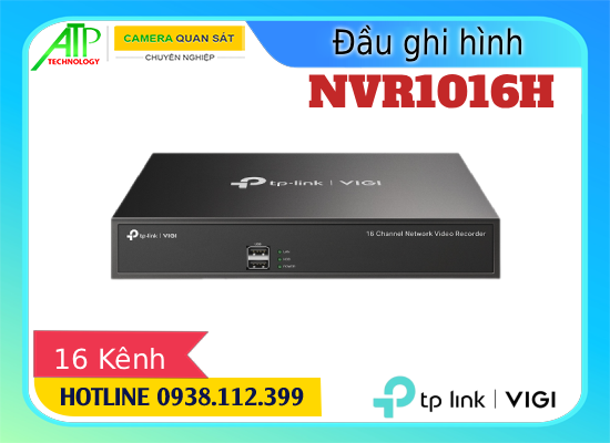  Đầu ghi hình NVR1016H hỗ trợ 16 kênh camera IP với 8 kênh 2MP hoặc 4 kênh 4MP, được trang bị cổng HDMI 4K, VGA, Audio In/Out, cùng 2 USB 2.0 tiện dụng. Hỗ trợ 1 ổ cứng SATA tối đa 10TB, chuẩn nén H.265+/H.265/H.264+/H.264 tiết kiệm dung lượng. Băng thông 80 Mbps đầu vào, 60 Mbps đầu ra, giám sát từ xa qua VIGI App, Web UI, VIGI Security Manager, VIGI VMS.