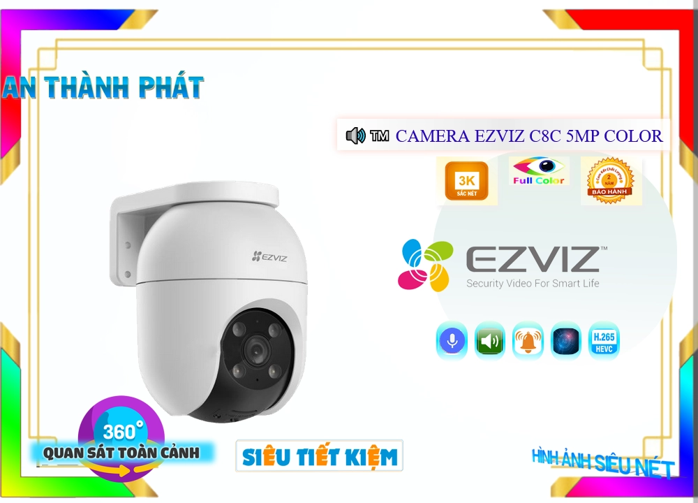 C8C 5MP Color Camera IP Wifi Wifi Ezviz C8C 5MP Color Camera IP Wifi Wifi Ezviz
