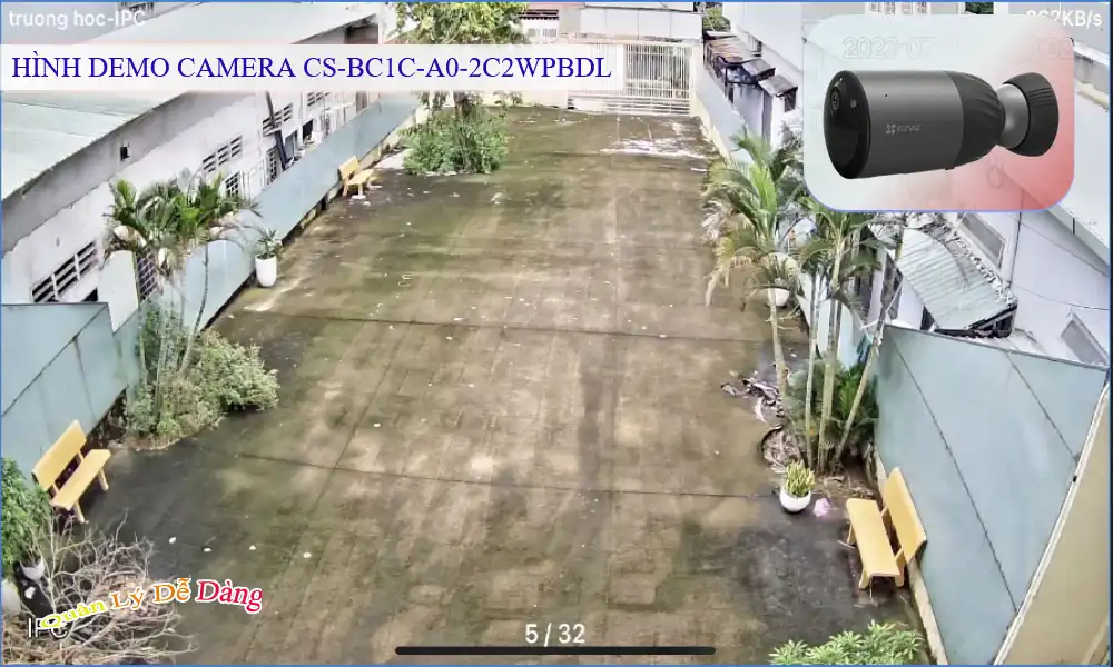 CS-BC1C-A0-2C2WPBDL sắc nét Wifi Ezviz