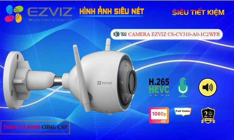 CS-CV310-A0-1C2WFR sắc nét Wifi Ezviz