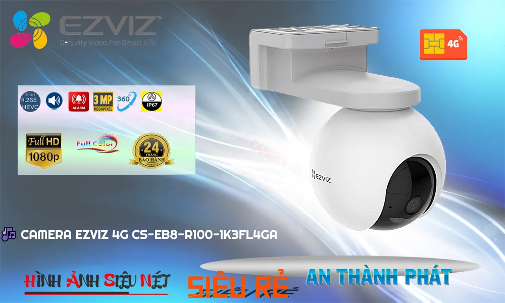 điểm nổi bật camera Ezviz CS-EB8-R100-1K3FL4GA