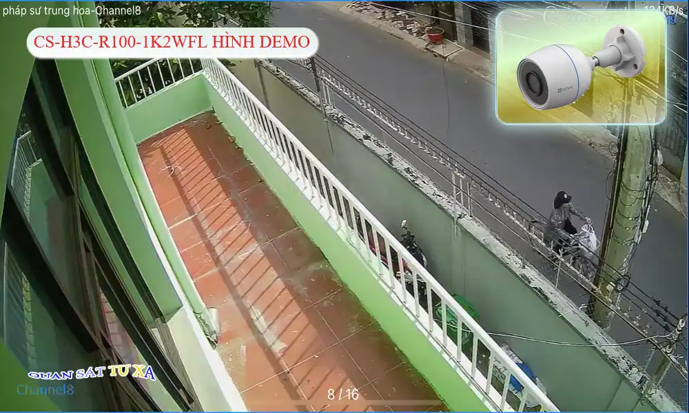 CS-H3c-R100-1K2WFL sắc nét Wifi Ezviz