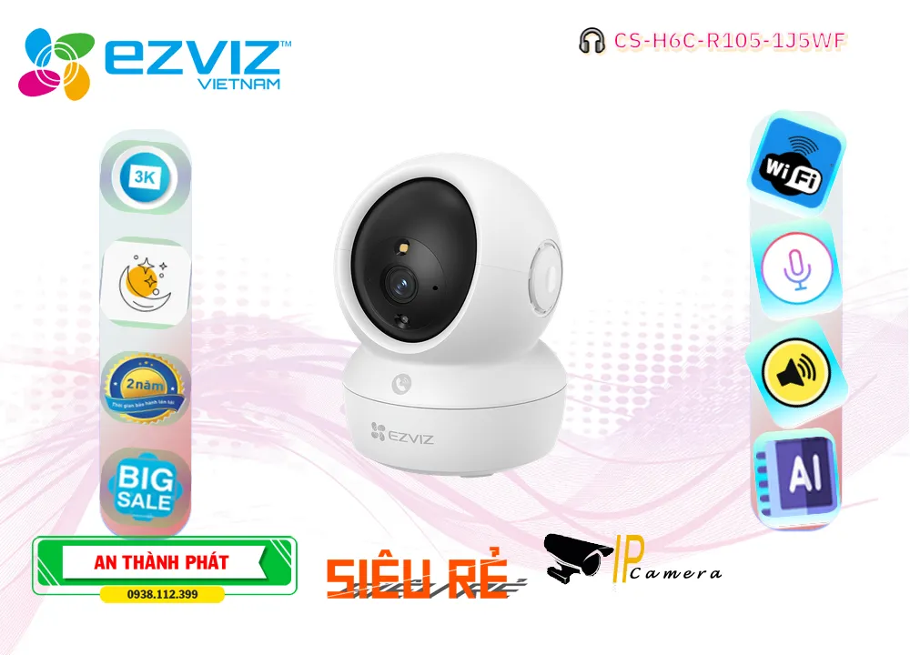 Camera IP WIFI EZVIZ CS-H6c-R105-1J5WF,CS-H6c-R105-1J5WF sale mạnh,CS-H6c-R105-1J5WF bán rẻ,CS-H6c-R105-1J5WF Chính hãng,Phân phối rẻ CS-H6c-R105-1J5WF,chất lượng CS-H6c-R105-1J5WF,Bán Giá Không Dây IP CS-H6c-R105-1J5WF,Nhà Phân Phối CS-H6c-R105-1J5WF,CS-H6c-R105-1J5WF Giá Thấp Nhất