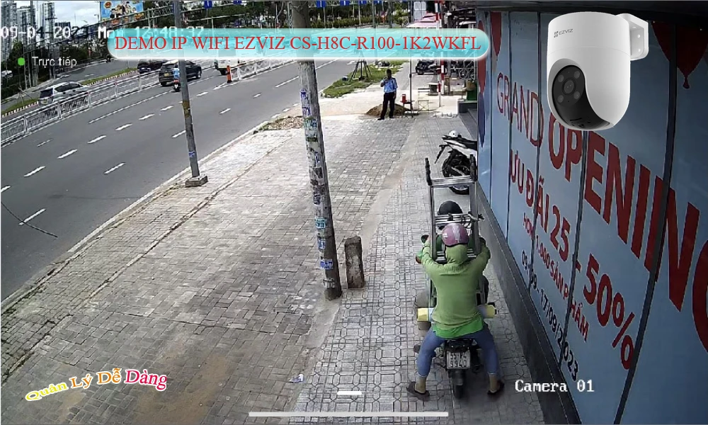 Camera IP Wifi Quay Xoay CS-H8c-R100-1K2WKFL Wifi Ezviz Camera IP Wifi Quay Xoay CS-H8c-R100-1K2WKFL Wifi Ezviz