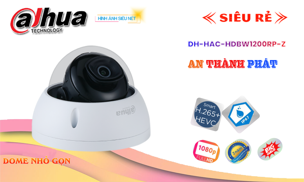 DH-HAC-HDBW1200RP-Z sắc nét Dahua