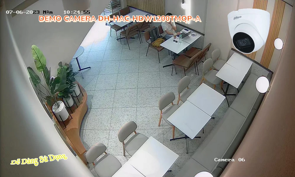 ➠  DH-HAC-HDW1200TMQP-A sắc nét Dahua