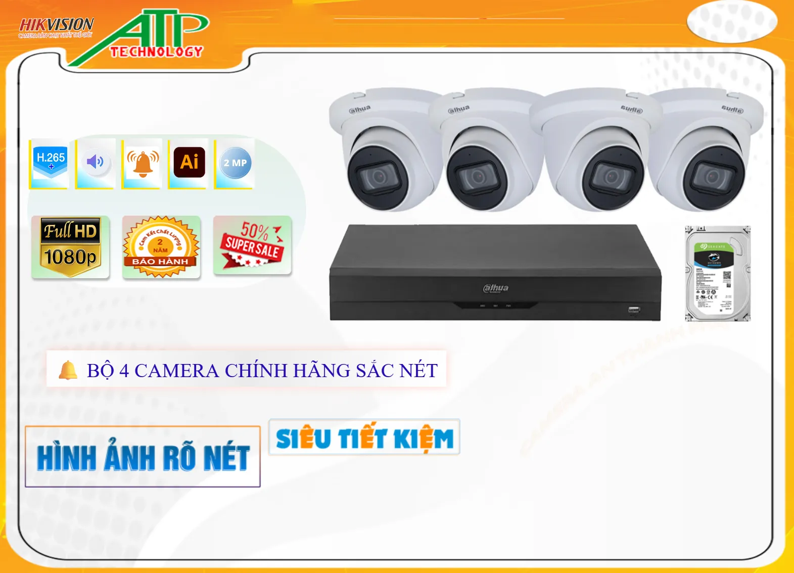  Camera an ninh Bộ camera tiệm vàng siêu nét giá rẻ chính hãng 