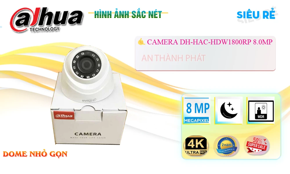 DH-HAC-HDW1800RP sắc nét Dahua