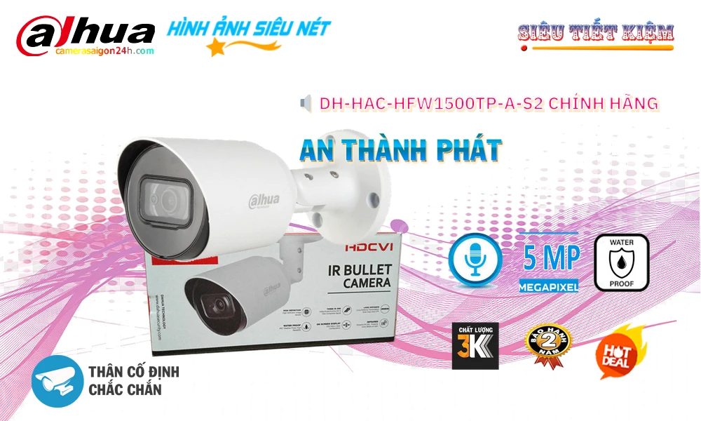 DH-HAC-HFW1200TP sắc nét Dahua