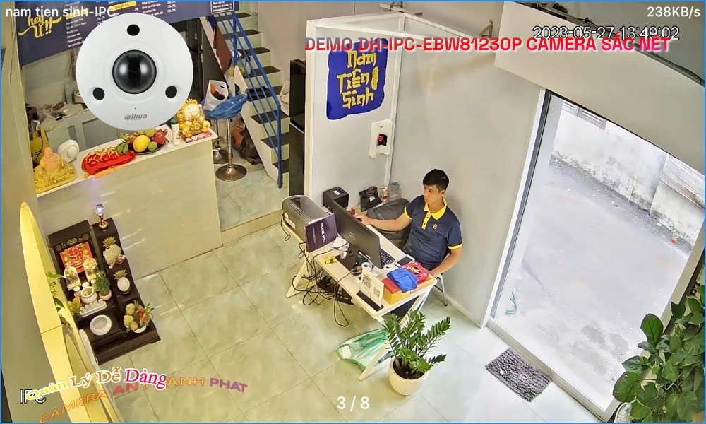 DH-IPC-EBW81230P sắc nét Dahua