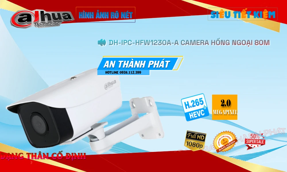 DH-IPC-HFW1230A-A sắc nét Dahua DH-IPC-HFW1230A-A sắc nét Dahua