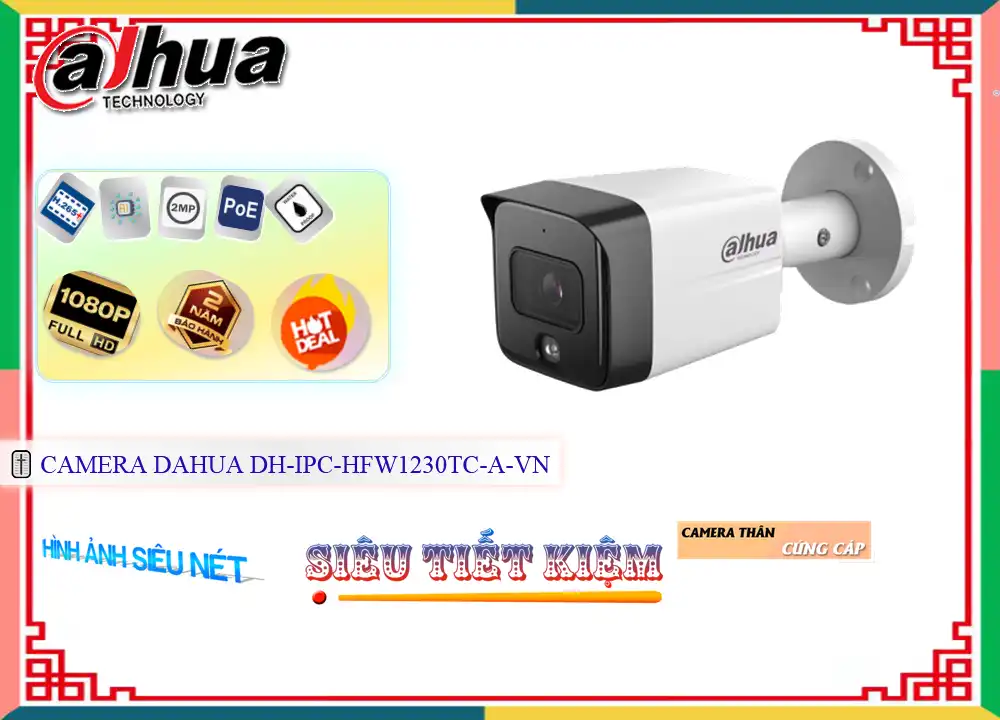 DH-IPC-HFW1230TC-A-VN sắc nét Dahua ➠ DH-IPC-HFW1230TC-A-VN sắc nét Dahua ➠