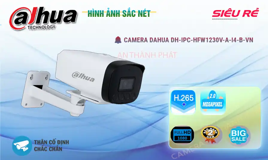 DH-IPC-HFW1230V-A-I4-B-VN sắc nét Dahua