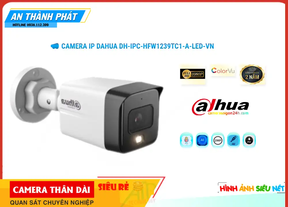 DH-IPC-HFW1239TC1-A-LED-VN sắc nét Dahua DH-IPC-HFW1239TC1-A-LED-VN sắc nét Dahua