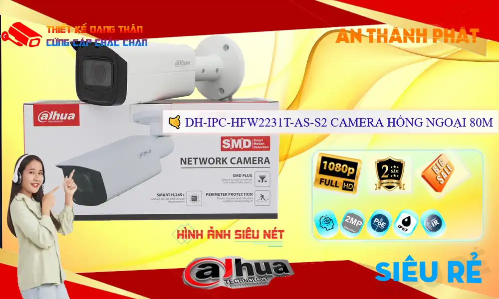 DH-IPC-HFW2231T-AS-S2 sắc nét Dahua ➠