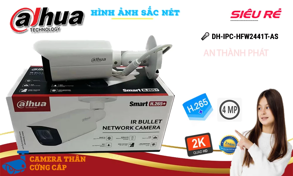 Camera Dahua DH-IPC-HFW2441T-AS