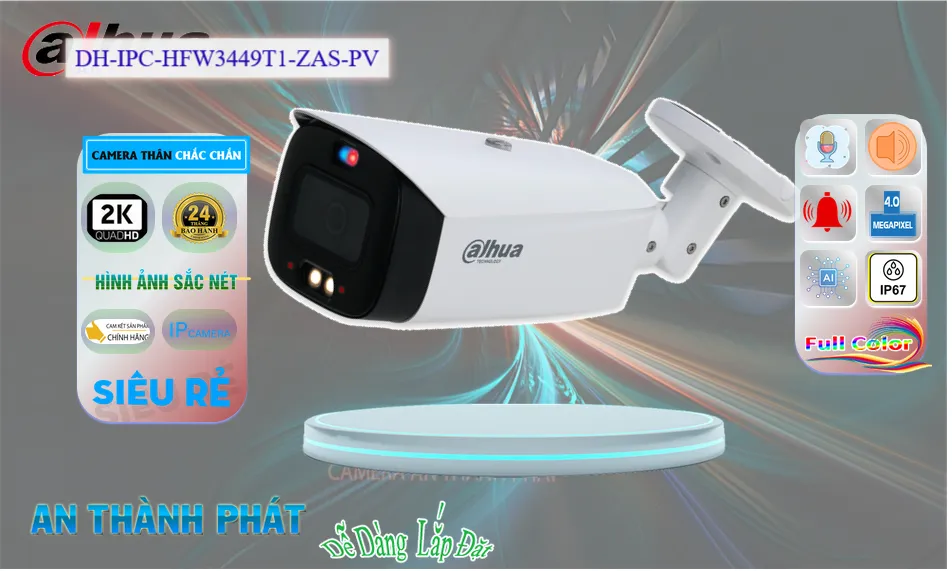 DH-IPC-HFW3449T1-ZAS-PV sắc nét Dahua ➠ DH-IPC-HFW3449T1-ZAS-PV sắc nét Dahua ➠