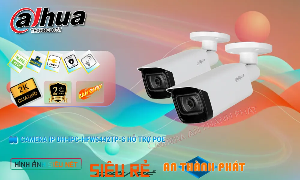 DH-IPC-HFW5442TP-S Camera IP Chất Lượng 2K