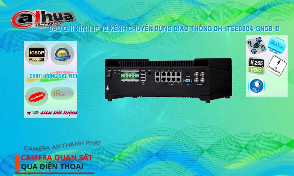 Đầu Ghi Hình Camera IP Chuyên Dụng DH-ITSE0804-GN5B-D