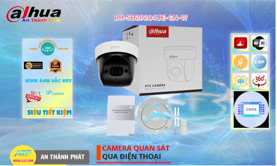 DH-SD29204UE-GN-W sắc nét Dahua DH-SD29204UE-GN-W sắc nét Dahua
