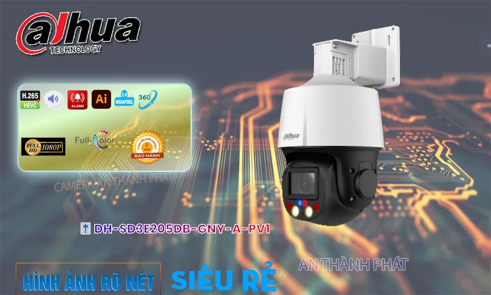DH-SD3E205DB-GNY-A-PV1 sắc nét Dahua