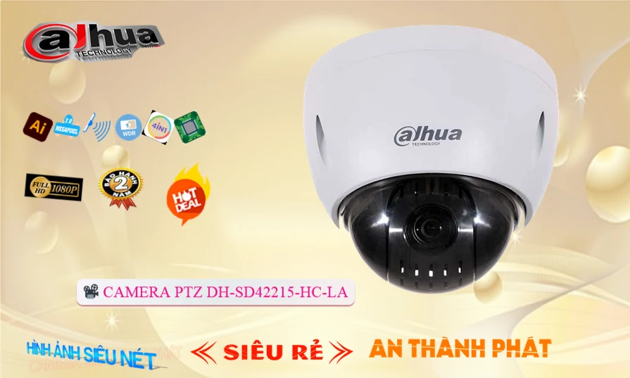 Camera Dahua DH-SD42215-HC-LA hình ảnh sắc nét 1080P