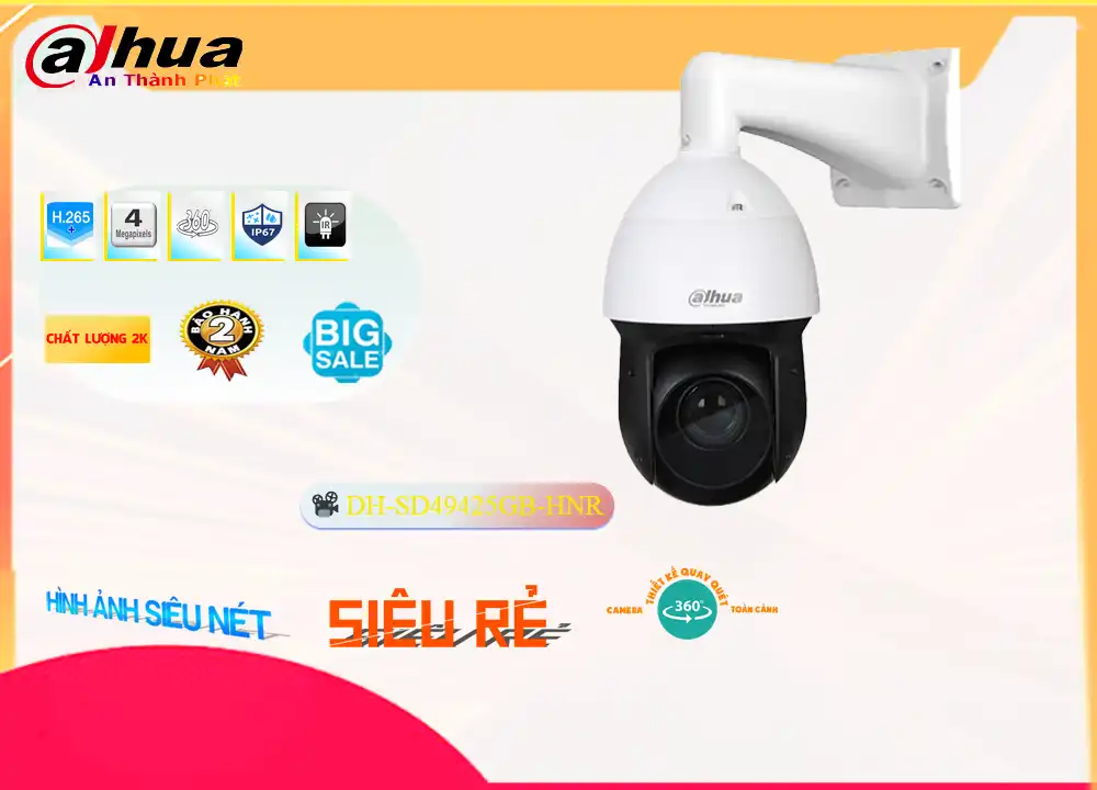 DH-SD49425GB-HNR sắc nét Dahua