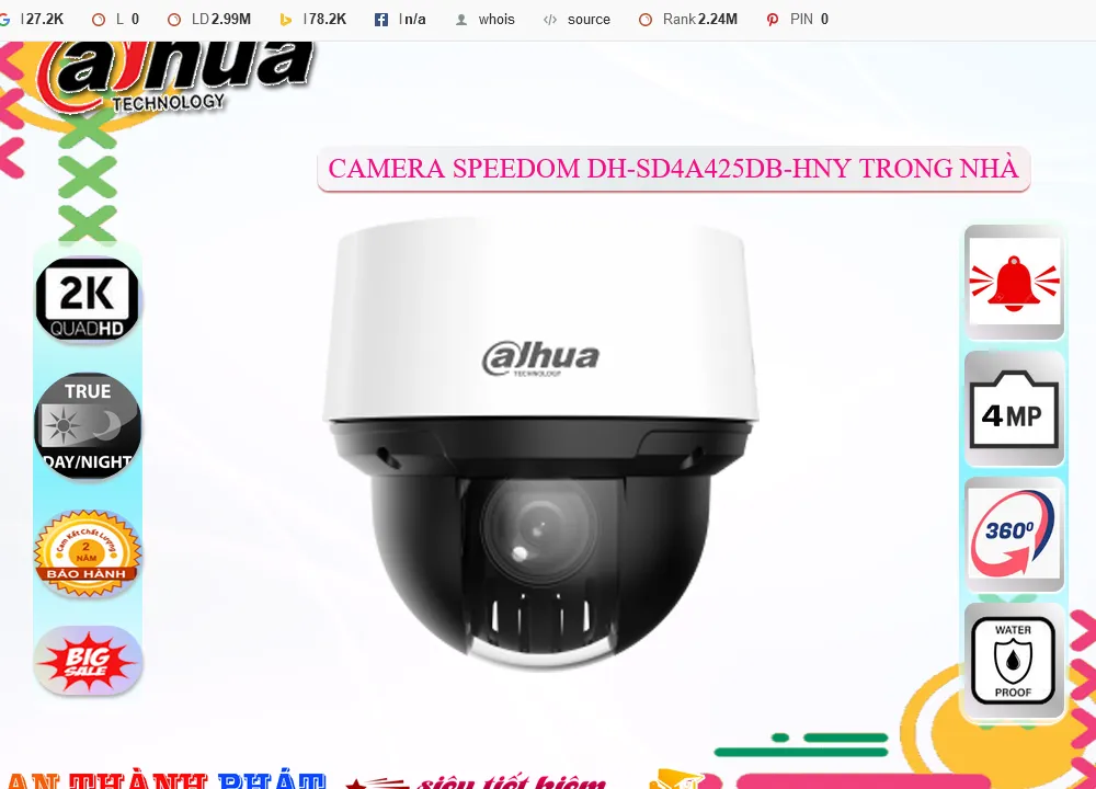 Camera dahua DH-SD4A425DB-HNY,DH-SD4A425DB-HNY Chất lượng nhấtDH-SD4A425DB-HNY Chất Lượng,DH SD4A425DB HNY,Giá Bán DH-SD4A425DB-HNY Ultra 2k 4.0 MP ,Điểm bán  Camera Giá re DH-SD4A425DB-HNY,DH-SD4A425DB-HNY Chất lượng nhất,DH-SD4A425DB-HNY Chất Lượng,Bán Giá ,Nhà Phân Phối DH-SD4A425DB-HNY
