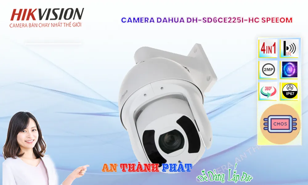 DH-SD6CE225I-HC sắc nét Dahua ➠ DH-SD6CE225I-HC sắc nét Dahua ➠