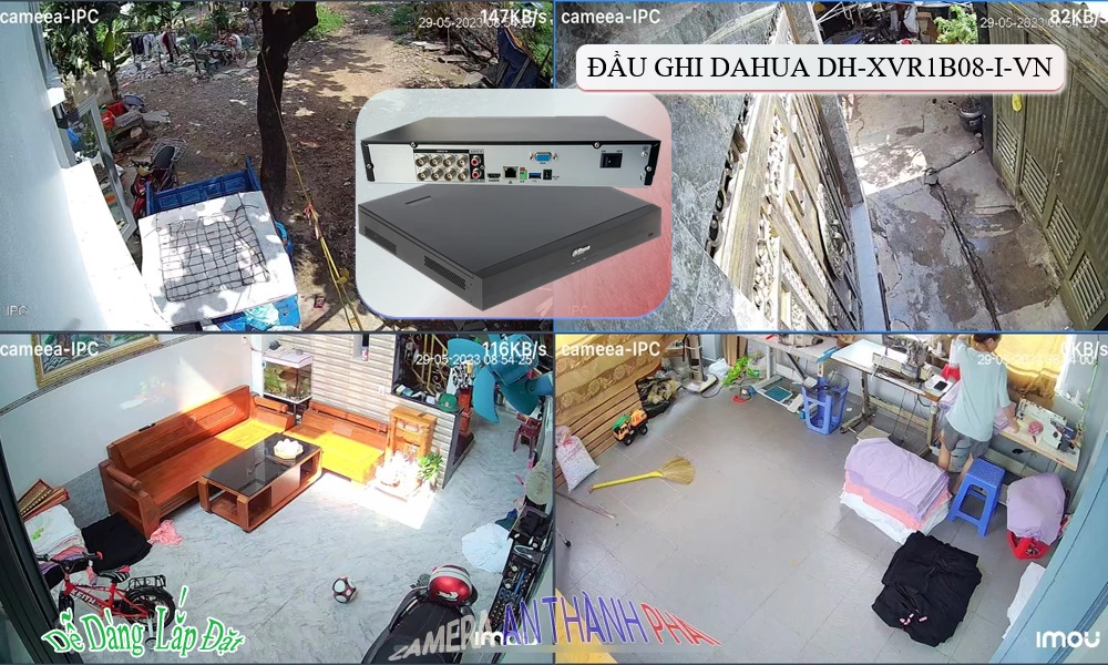 DH-XVR1B08-I-VN sắc nét KBvision