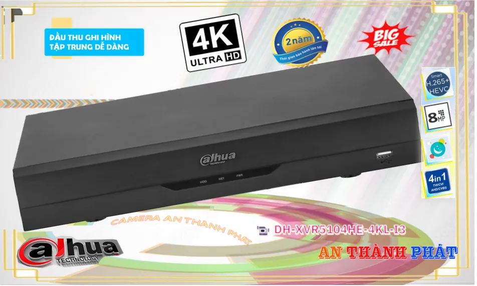DH-XVR5104HE-4KL-I3 Dahua Chức Năng Cao Cấp DH-XVR5104HE-4KL-I3 Dahua Chức Năng Cao Cấp