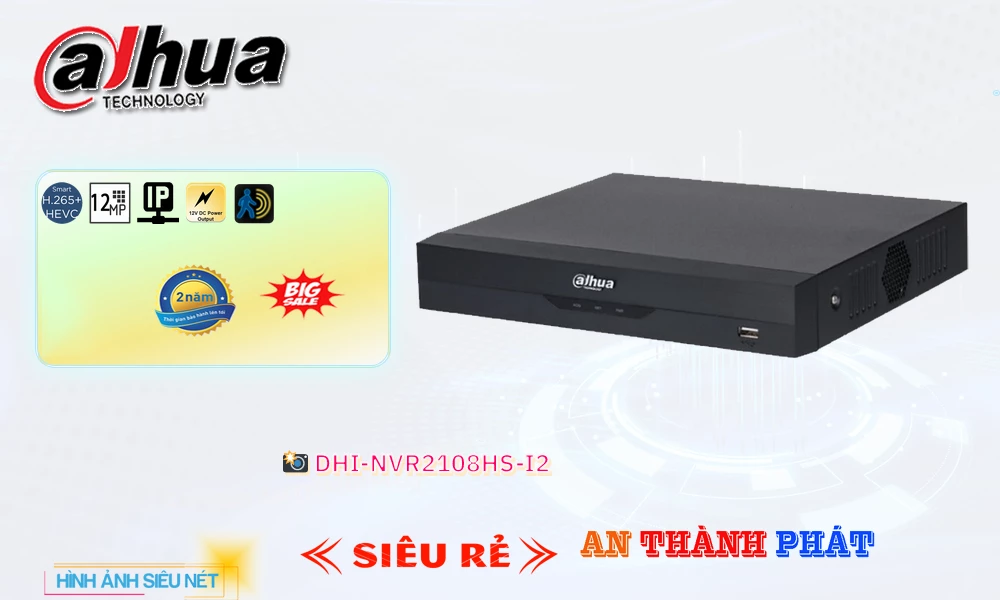 DHI-NVR2108HS-I2 sắc nét Dahua DHI-NVR2108HS-I2 sắc nét Dahua