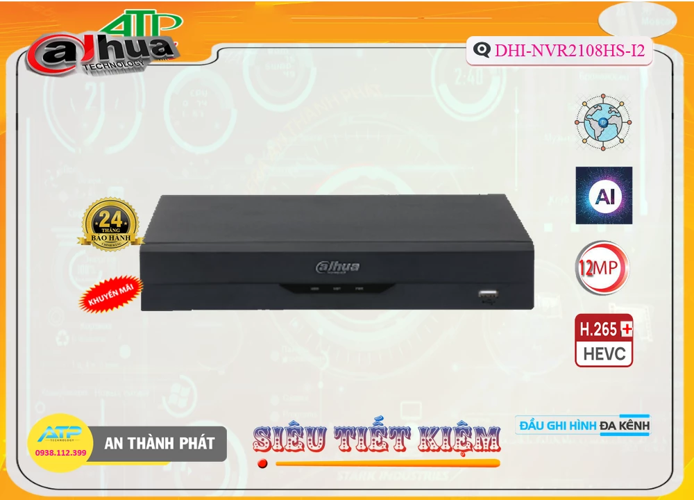 DHI-NVR2108HS-I2 sắc nét Dahua DHI-NVR2108HS-I2 sắc nét Dahua