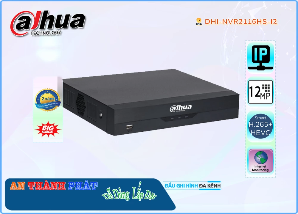 DHI-NVR2116HS-I2 sắc nét Dahua DHI-NVR2116HS-I2 sắc nét Dahua