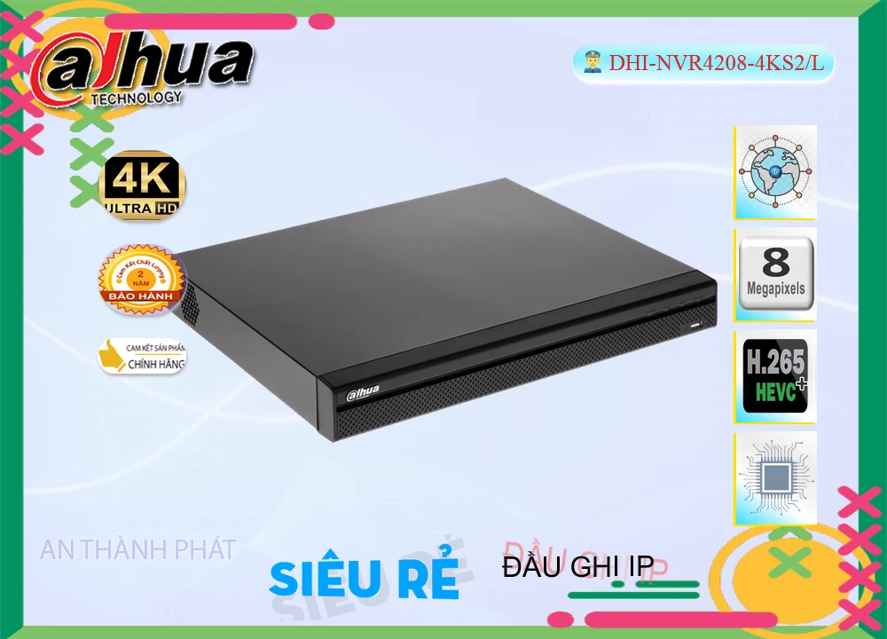 Đầu Ghi Hình Dahua DHI-NVR4208-4KS2-L,DHI-NVR4208-4KS2-L rẻ nhất,DHI-NVR4208-4KS2-L Tốt nhất,DHI-NVR4208-4KS2-L Công Nghệ IP  giá mới nhất,DHI-NVR4208-4KS2-L Giá chiết khấu,phân phối DHI-NVR4208-4KS2-L,Nơi Lắp DHI-NVR4208-4KS2-L,DHI-NVR4208-4KS2-L rẻ nhất,DHI-NVR4208-4KS2-L Tốt nhất