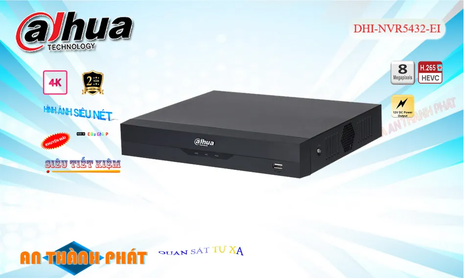 ➠  DHI-NVR5432-EI sắc nét Dahua