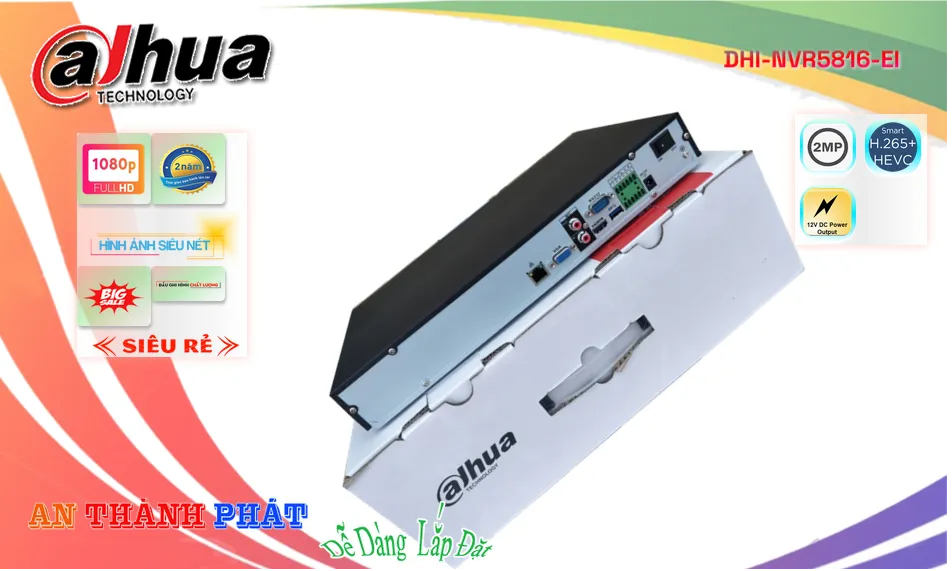 DHI-NVR5816-EI sắc nét Dahua
