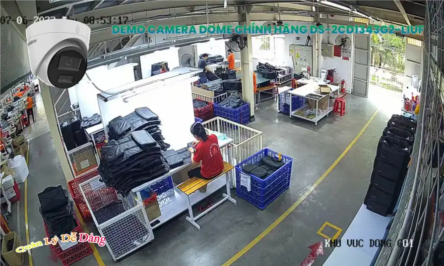 ➠  DS-2CD1343G2-LIUF sắc nét Hikvision