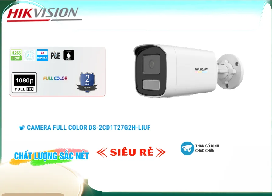 DS-2CD1T27G2H-LIUF camera Hikvision DS-2CD1T27G2H-LIUF camera Hikvision