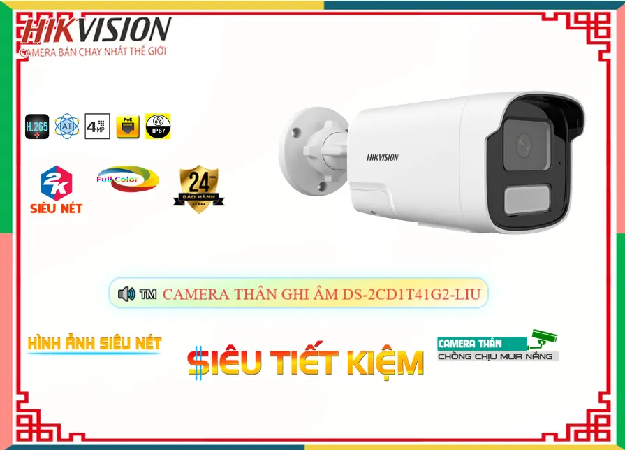 Camera Hikvision DS-2CD1T41G2-LIU,Giá giá sỉ DS-2CD1T41G2-LIU,Nhà Phân Phối DS-2CD1T41G2-LIU, Bán Lỗ,DS-2CD1T41G2-LIU bán chạy nhất,Giá Bán DS-2CD1T41G2-LIU Ultra 2k 4.0 megapixel ,Điểm bán  Camera quan sát DS-2CD1T41G2-LIU,thông số DS-2CD1T41G2-LIU, sale mạnh,DS-2CD1T41G2-LIU Giá Khuyến Mãi,DS-2CD1T41G2-LIU Tiết kiệm,công nghê DS-2CD1T41G2-LIU,DS-2CD1T41G2-LIU Tốt nhất,DS-2CD1T41G2-LIU Chất Lượng,bán DS-2CD1T41G2-LIU
