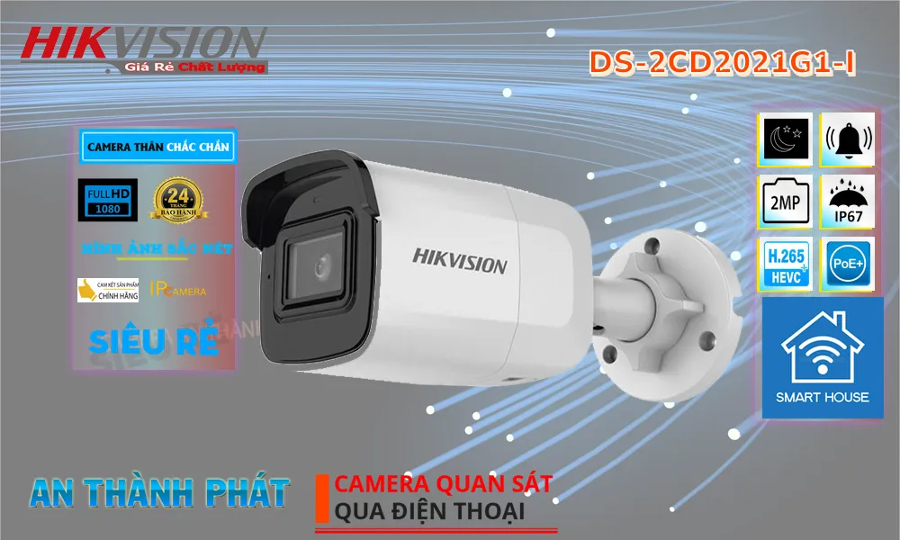 DS-2CD2021G1-I sắc nét Hikvision ➠ DS-2CD2021G1-I sắc nét Hikvision ➠
