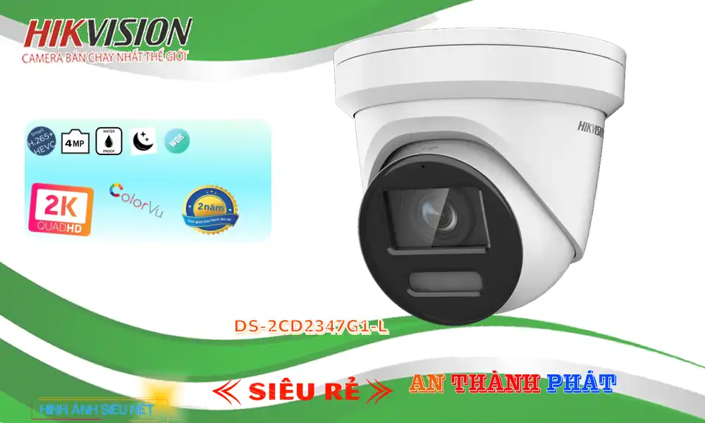 DS-2CD2347G1-L sắc nét Hikvision