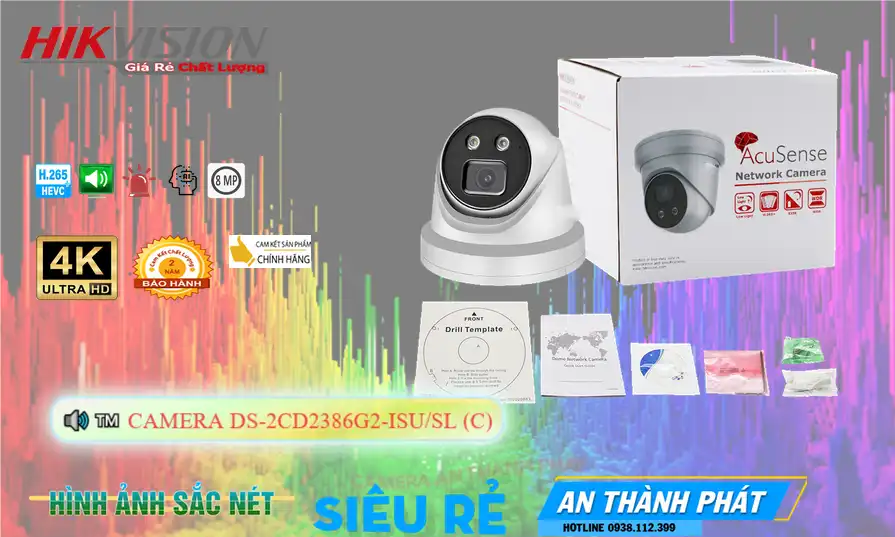 DS-2CD2386G2-ISU/SL(C) sắc nét Hikvision