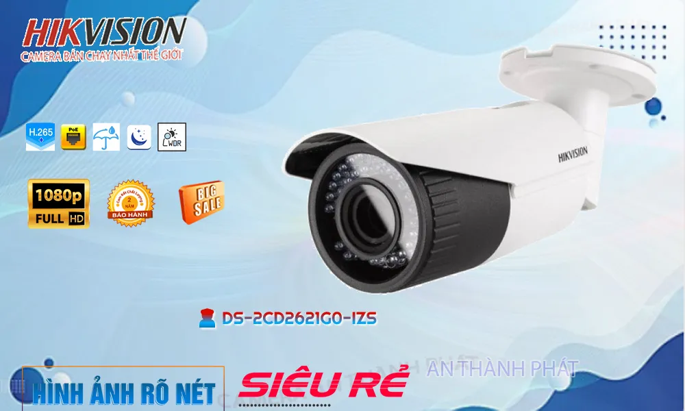 DS-2CD2621G0-IZS sắc nét Hikvision DS-2CD2621G0-IZS sắc nét Hikvision